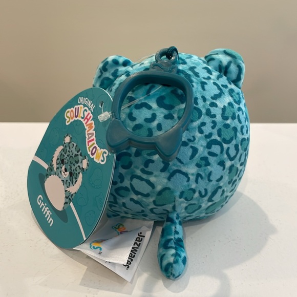 NWT 3.5” Griffin the Saber-tooth Tiger Squishmallow Clip - Picture 2 of 5